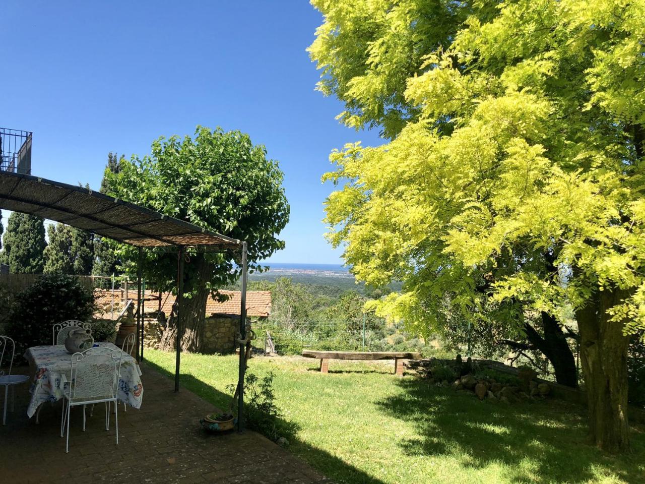 Haus Malerin - Meerblick, Umzaeunter Garten By Toscanatour Guardistallo Extérieur photo