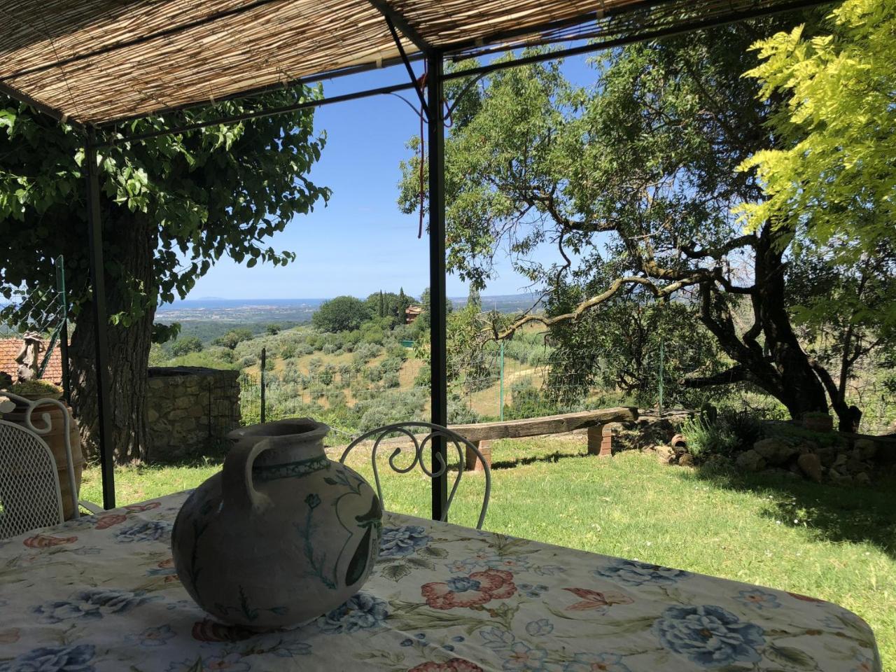 Haus Malerin - Meerblick, Umzaeunter Garten By Toscanatour Guardistallo Extérieur photo